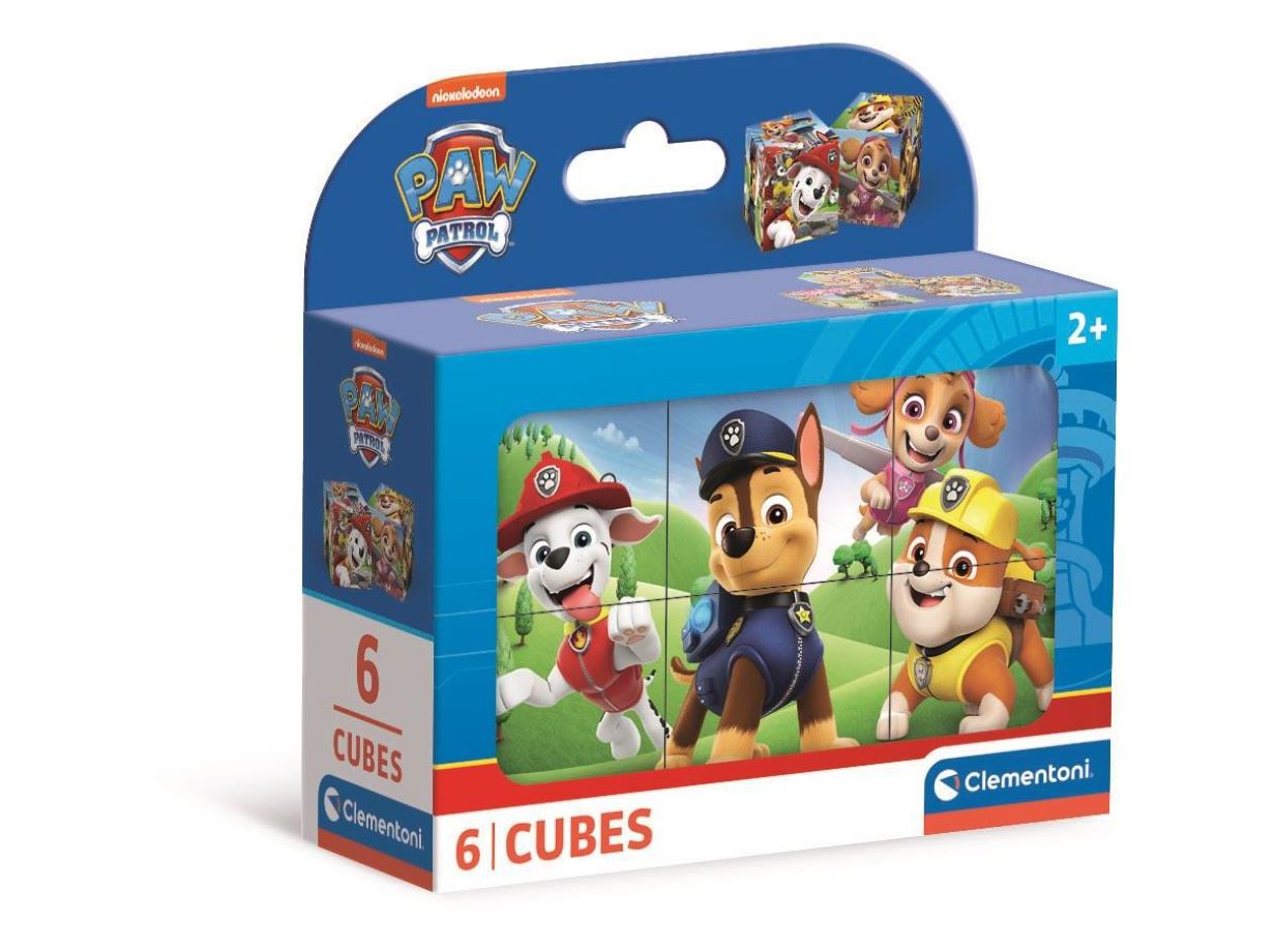 Jogo Clementoni puzzle 6 cubos Patrulha Pata