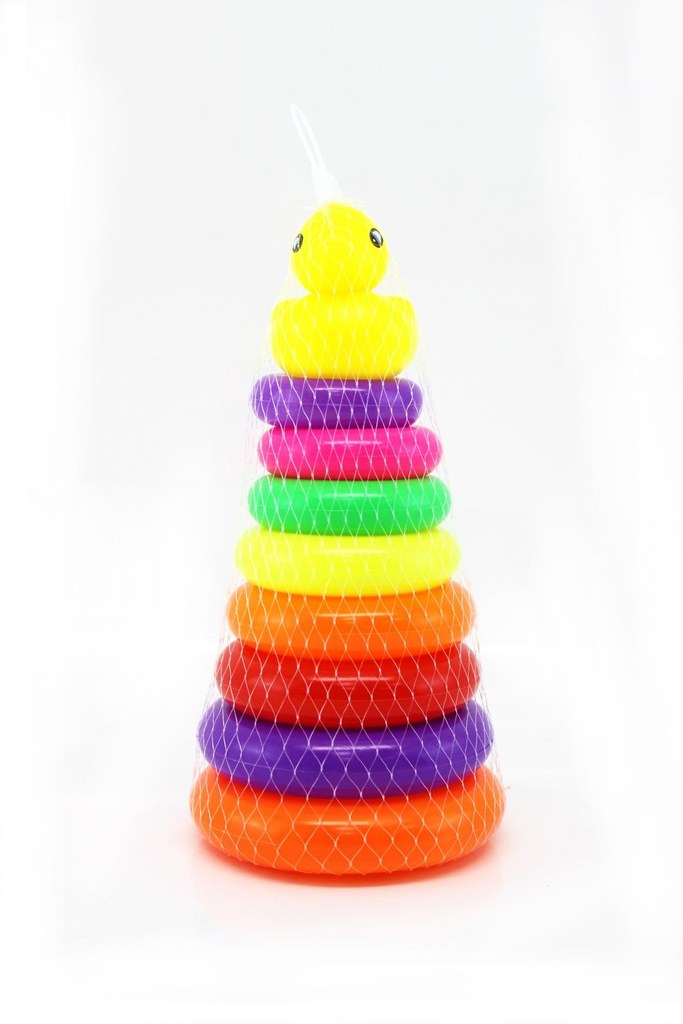 Torre de Argolas com Pato 25 cm