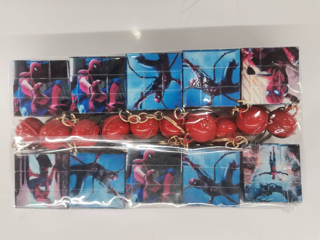 Porta-Chaves Cubo Homem-Aranha (Modelo 2)