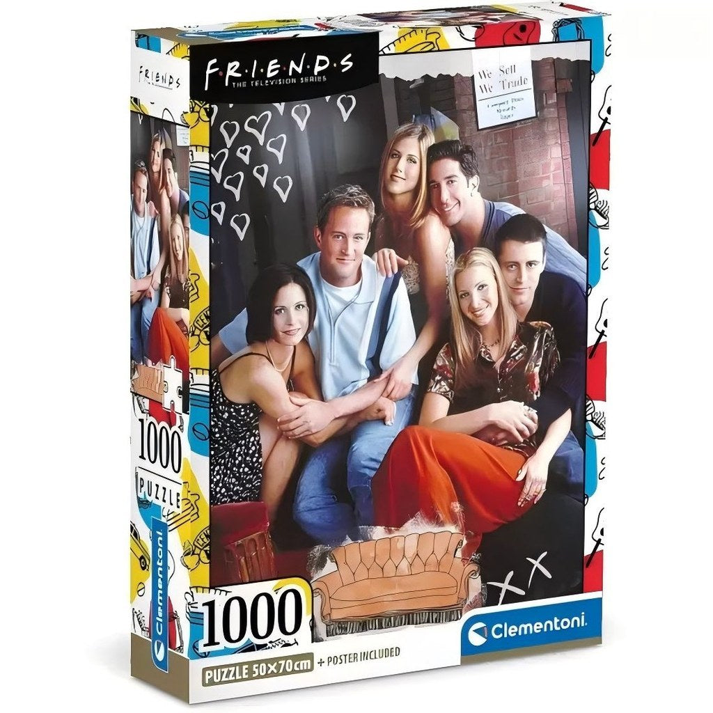 Jogo Clementoni Puzzle 1000 pçs Friends