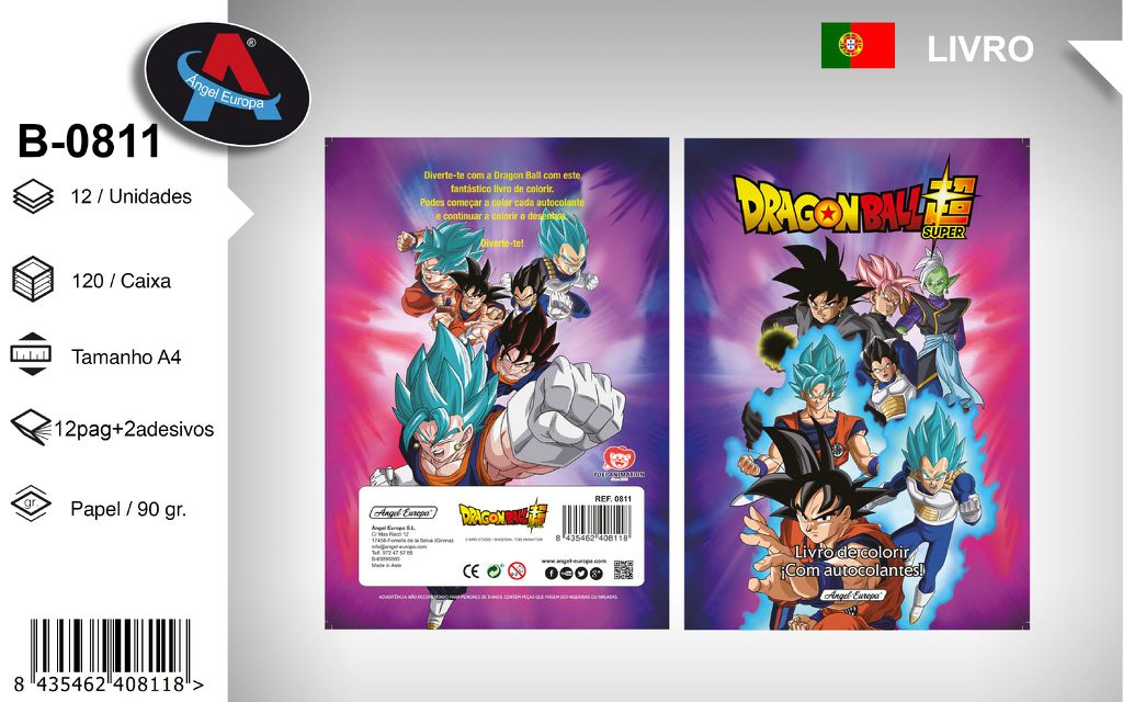 Livro para Colorir - Dragonball Super