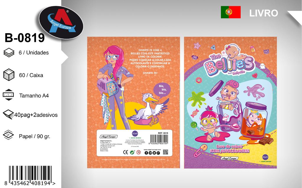Livro para Colorir The Bellies