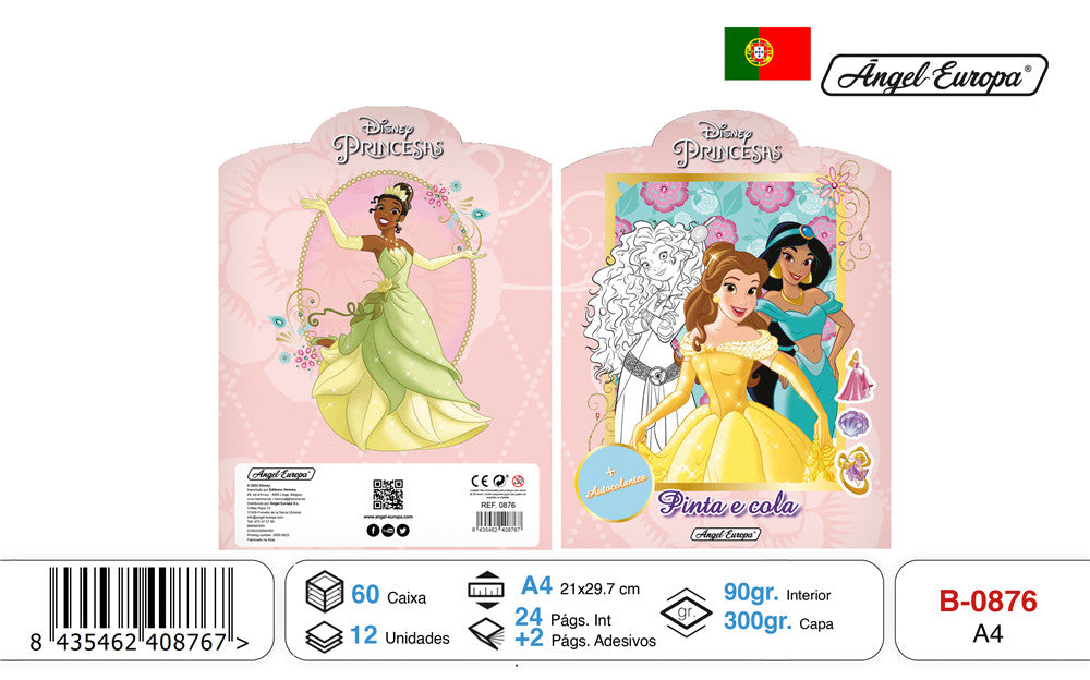 Livro para Colorir Princesas da Disney