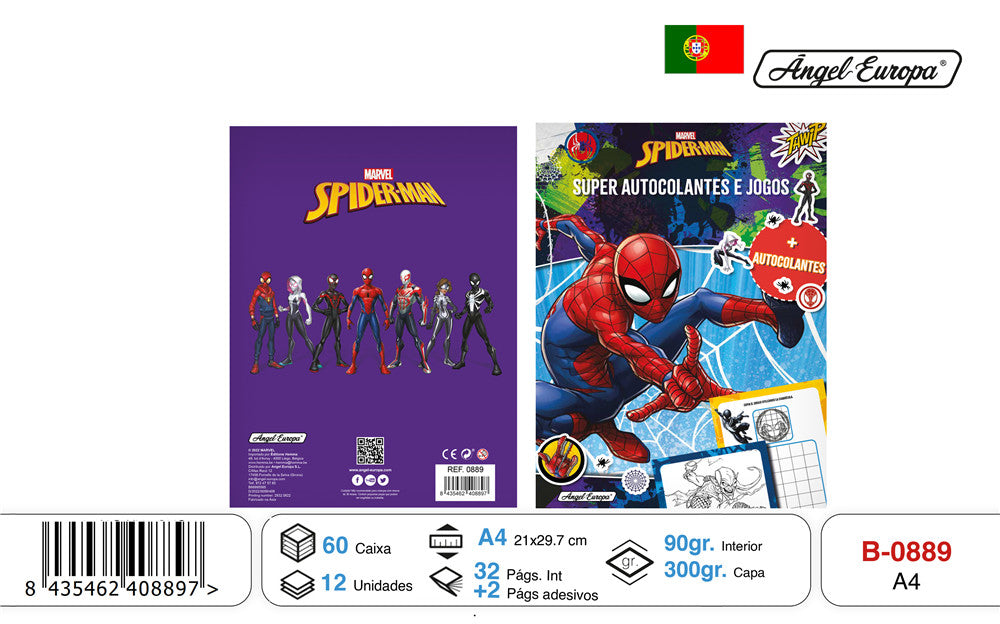 Livro para Colorir Spiderman