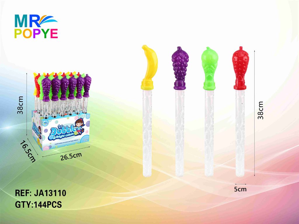 Bolhas de Sabão Cabeças de Fruta 38 Cm (Pack 24)