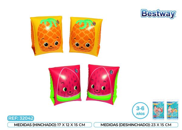 Braçadeiras 23X15 CM +3-6 Anos Bestway