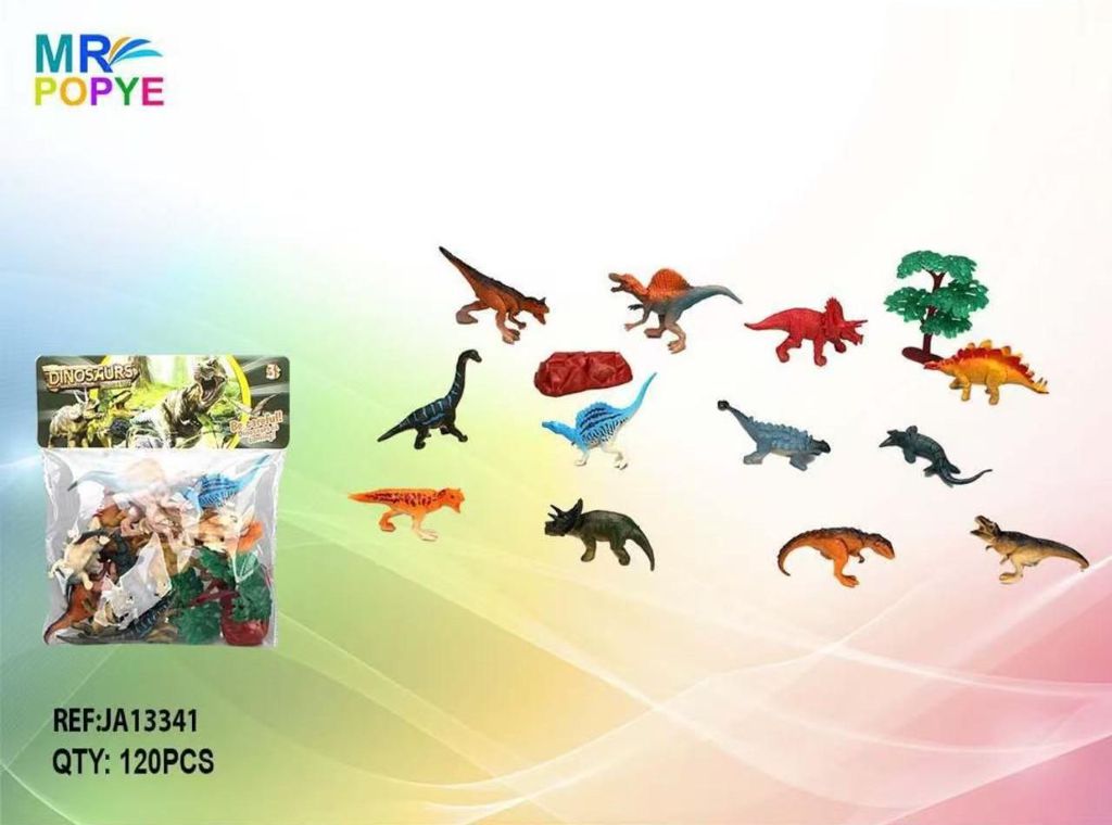 Conjunto de Dinossauros em PVC