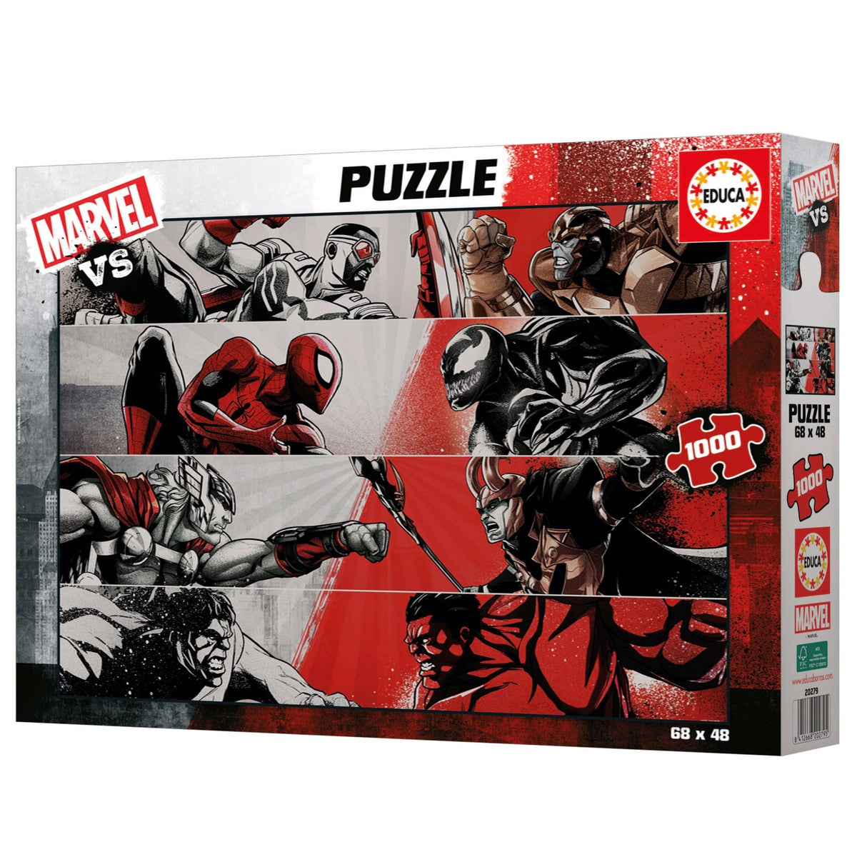 Puzzle Educa Marvel VS 1000 pçs