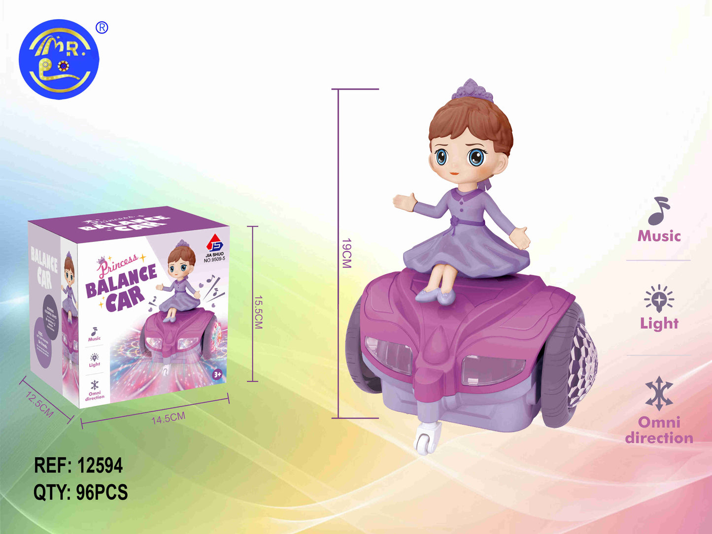 Princesa Dançarina c/ Som e Luz