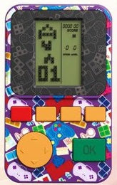 Consola de Jogos Portátil Brick Game 11 x 6,7 Cm - Lilás