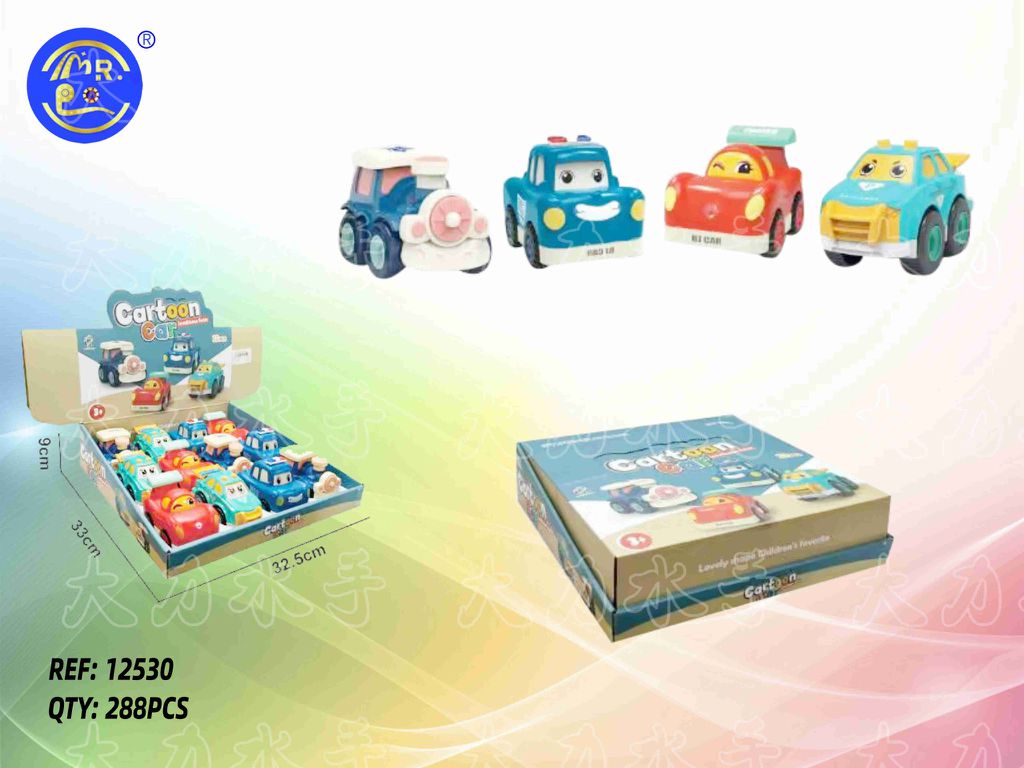 Mini Carro Cartoon 9CM