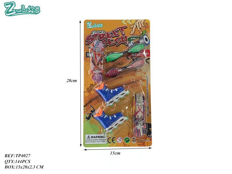 Blister de Skates e Sapatilhas de Dedo 28 x 15 Cm