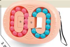 Puzzle de Bolinhas Oval - Rosa
