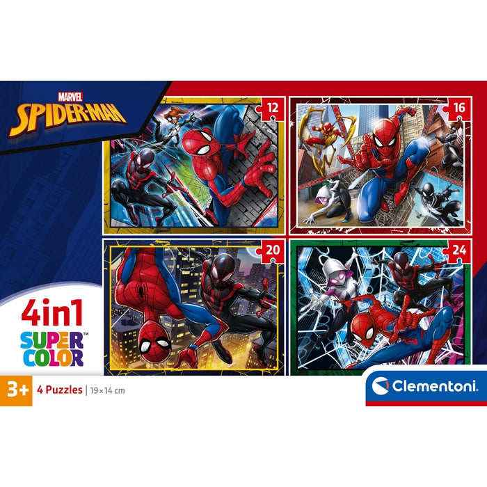 Puzzle Clementoni Spider-Man 12-16-20-24 pçs