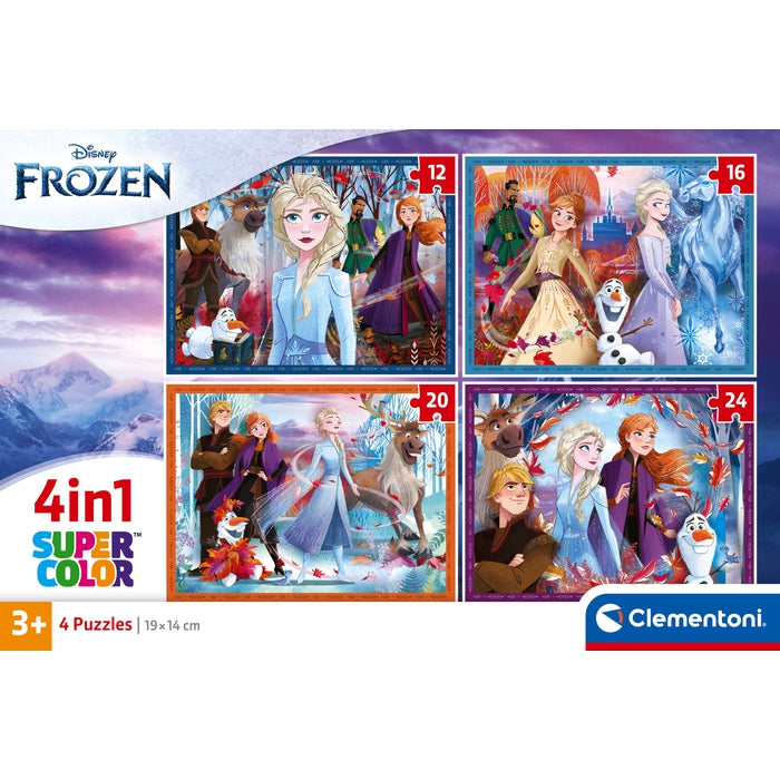 Puzzle Clementoni Frozen 4 em 1