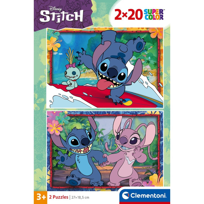 Puzzle Clementoni Stitch 2x20 pçs