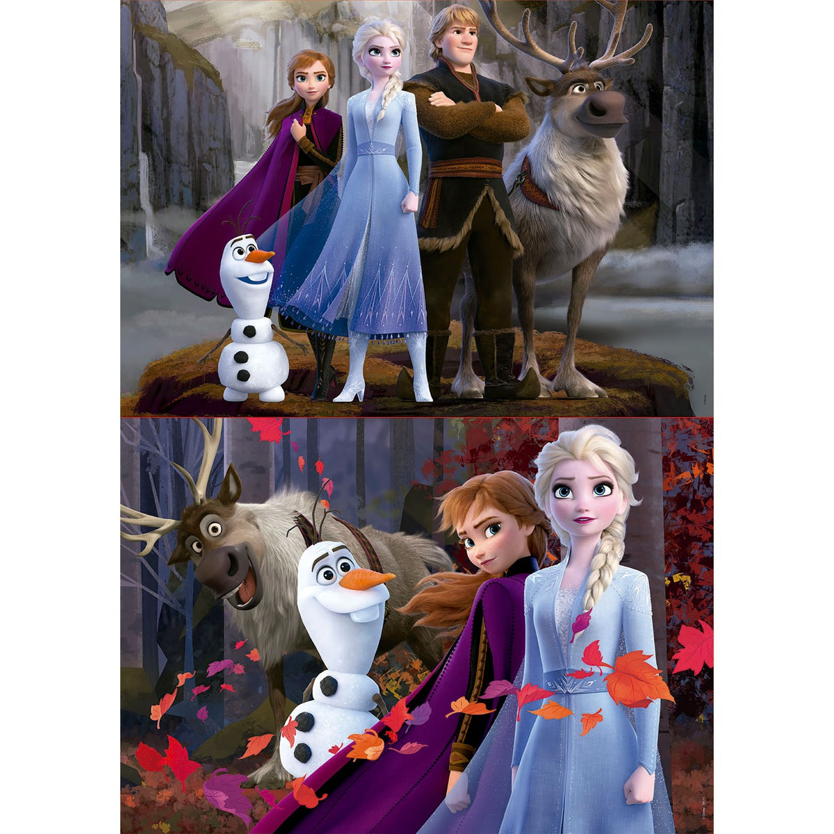 Puzzle Educa Frozen II 2x100 pçs