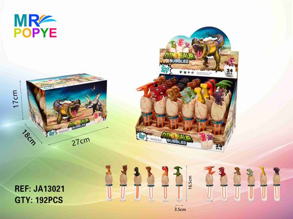 Bolhas de Sabão Dinossauros (Pack 24)