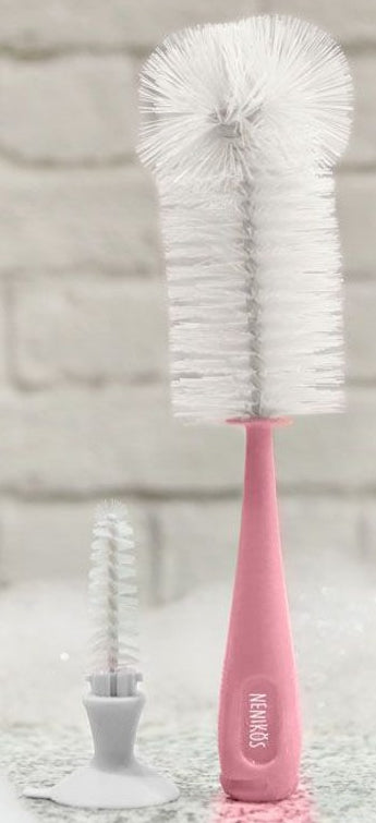Escovilhão para Biberões 39 cm - Rosa