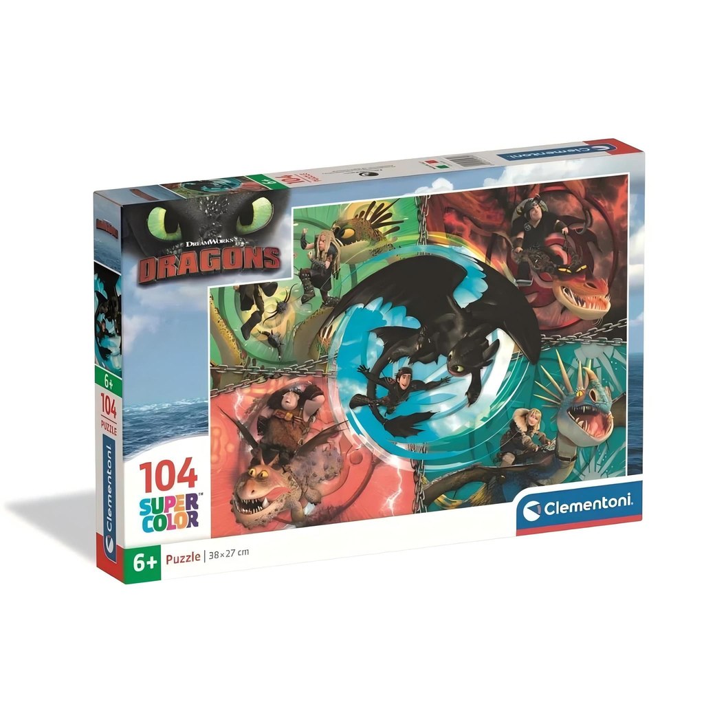 Jogo Clementoni puzzle 104 pçs Dragon Trainer 2025