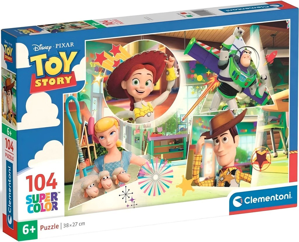 Jogo Clementoni puzzle 104 pçs Disney Toy Story