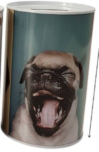 Mealheiro de Metal Animais 8 x 12,5 cm - Pug