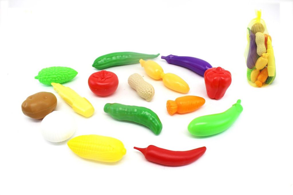 Conjunto de 15 Legumes de Brincar