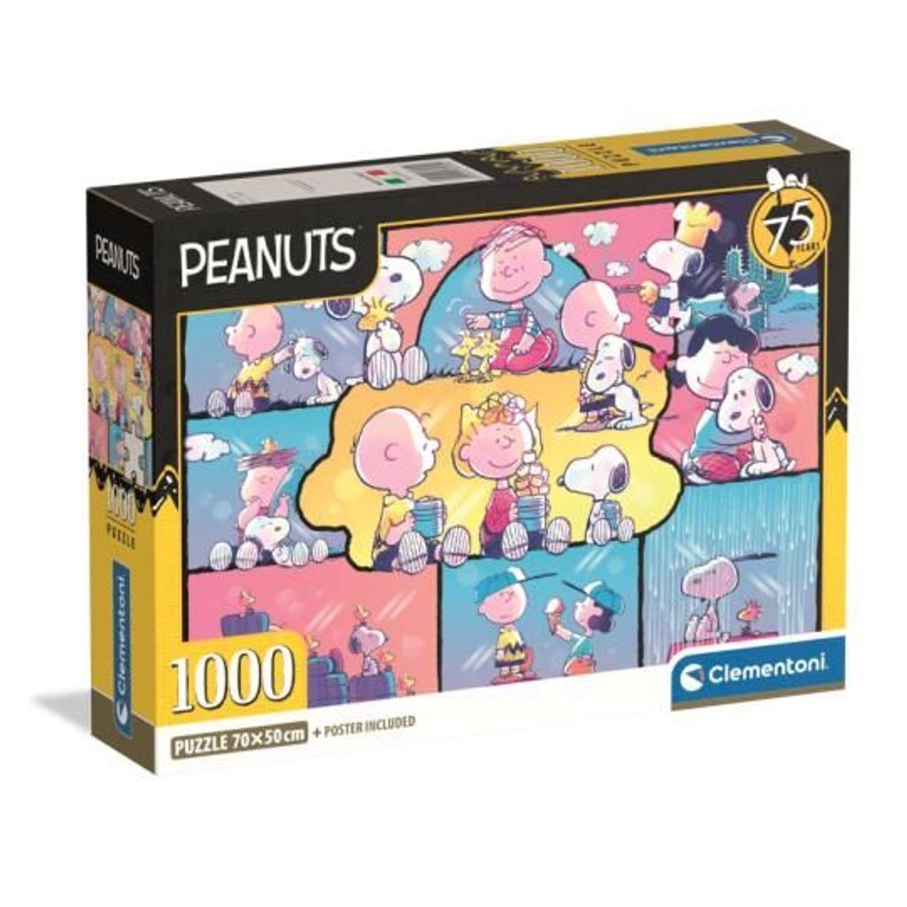 Jogo Clementoni Puzzle 1000 pçs Peanuts 2
