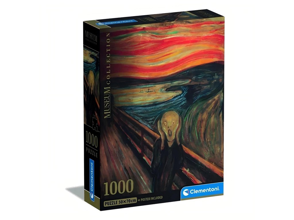 Jogo Clementoni Puzzle 1000 pçs Munch, The Scream