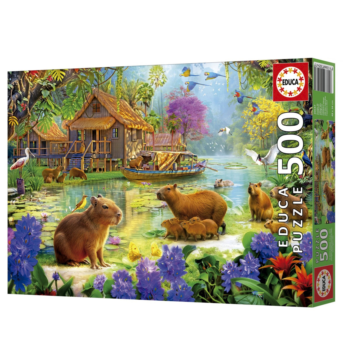 Puzzle Educa Aldeia das Capivaras 500 pçs