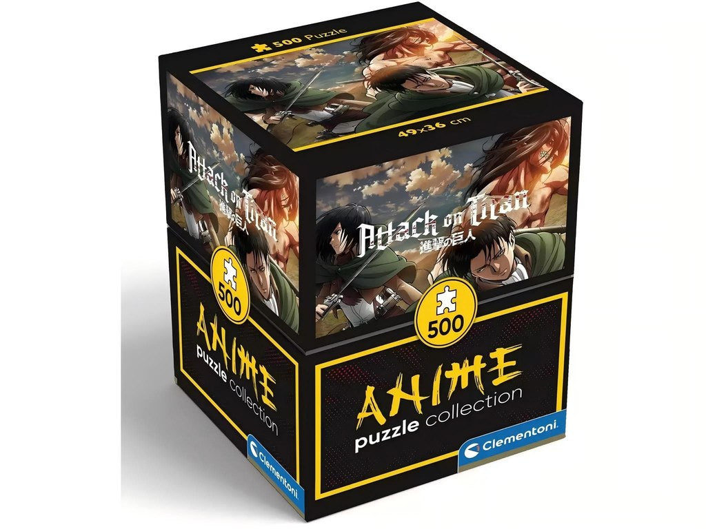 Jogo Clementoni puzzle 500 pçs Attack on Titans