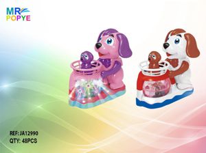 Palco Musical Cãozinho com Luz e Som