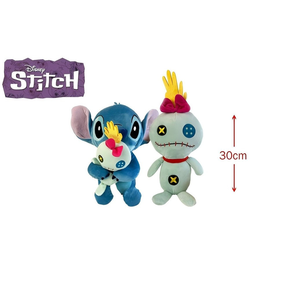 Peluche Stitch e Scrump 30 Cm