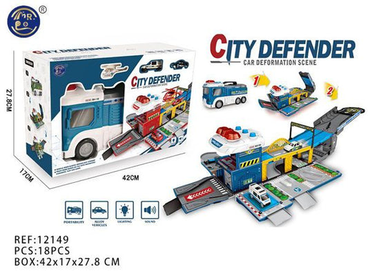 Camião c/ Estacionamento e Pista 42 x 17CM