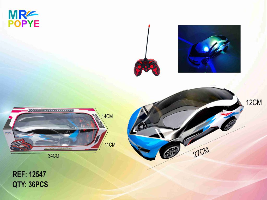 Carro Telecomandado com Luzes 3D