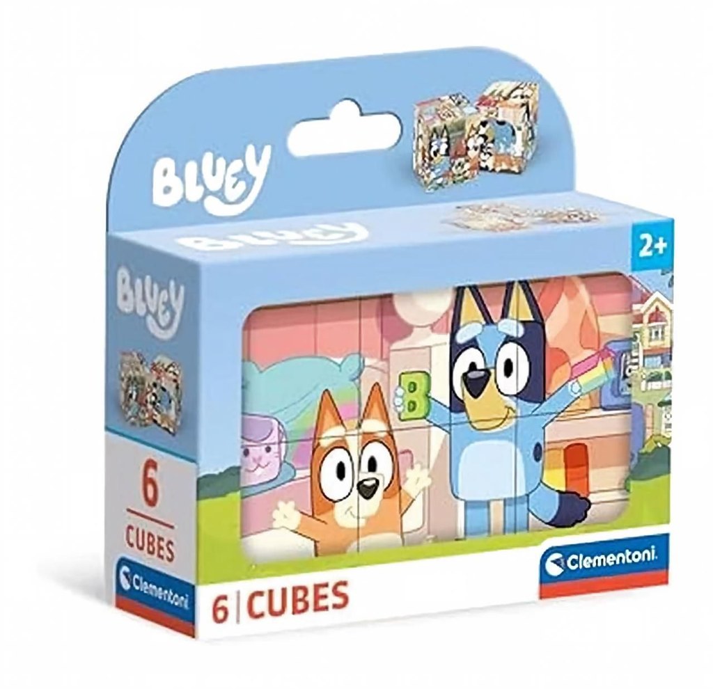 Puzzle Clementoni Bluey 6 Cubos