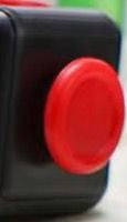Cubo Anti-Stress Fidget - Preto e Vermelho