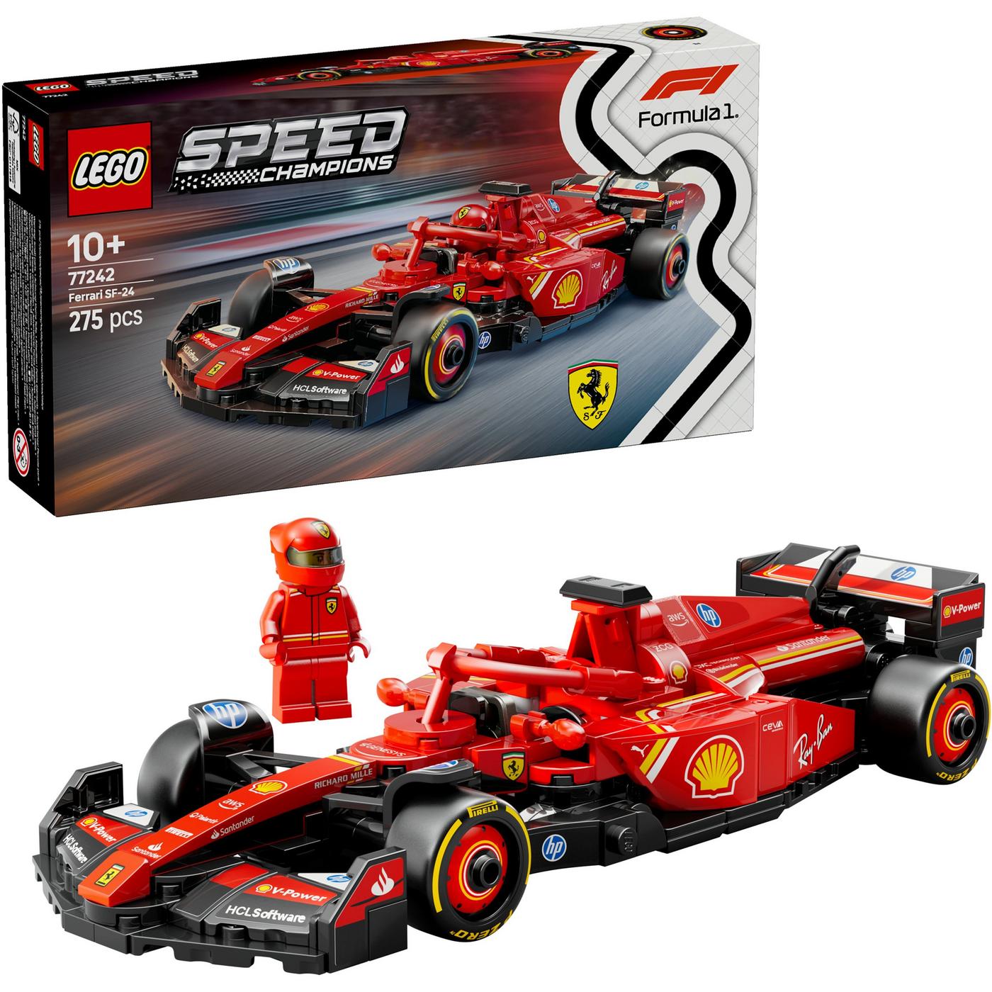 LEGO - Speed Champions - Ferrari SF-24 F1 Race Car (77242)