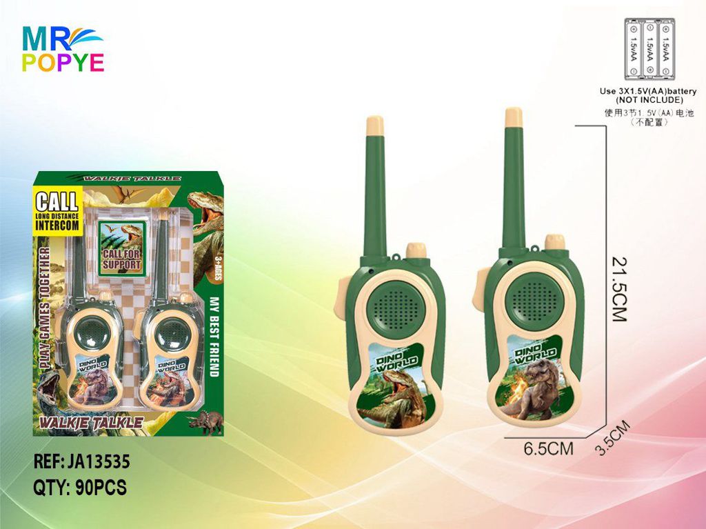 Walkie-Talkie Dinossauros
