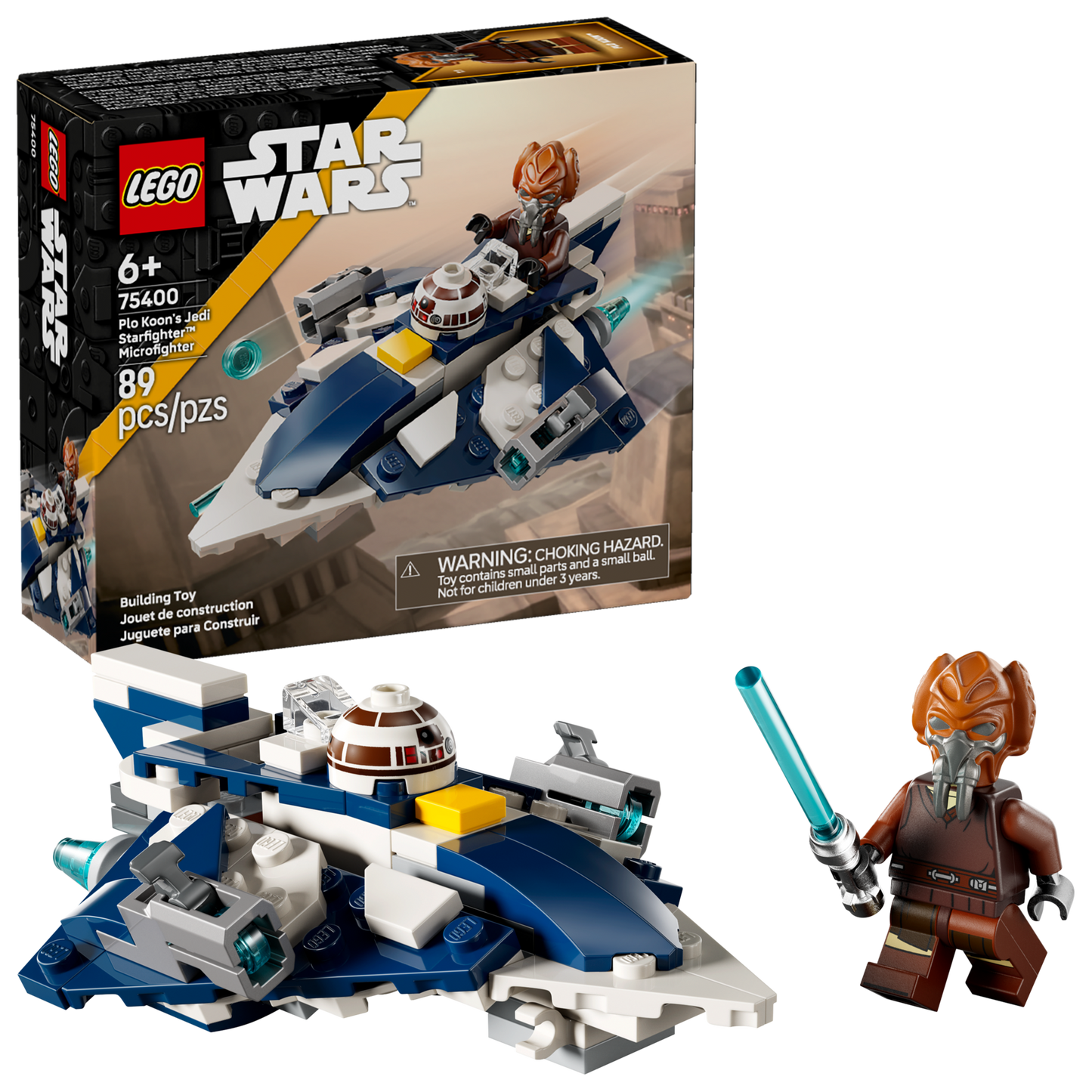 LEGO - Star Wars TM - Plo Koon's Jedi Starfighter™ Microfighter (75400)