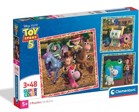 Puzzle Clementoni Toy Story 5 Square 3x48 pçs