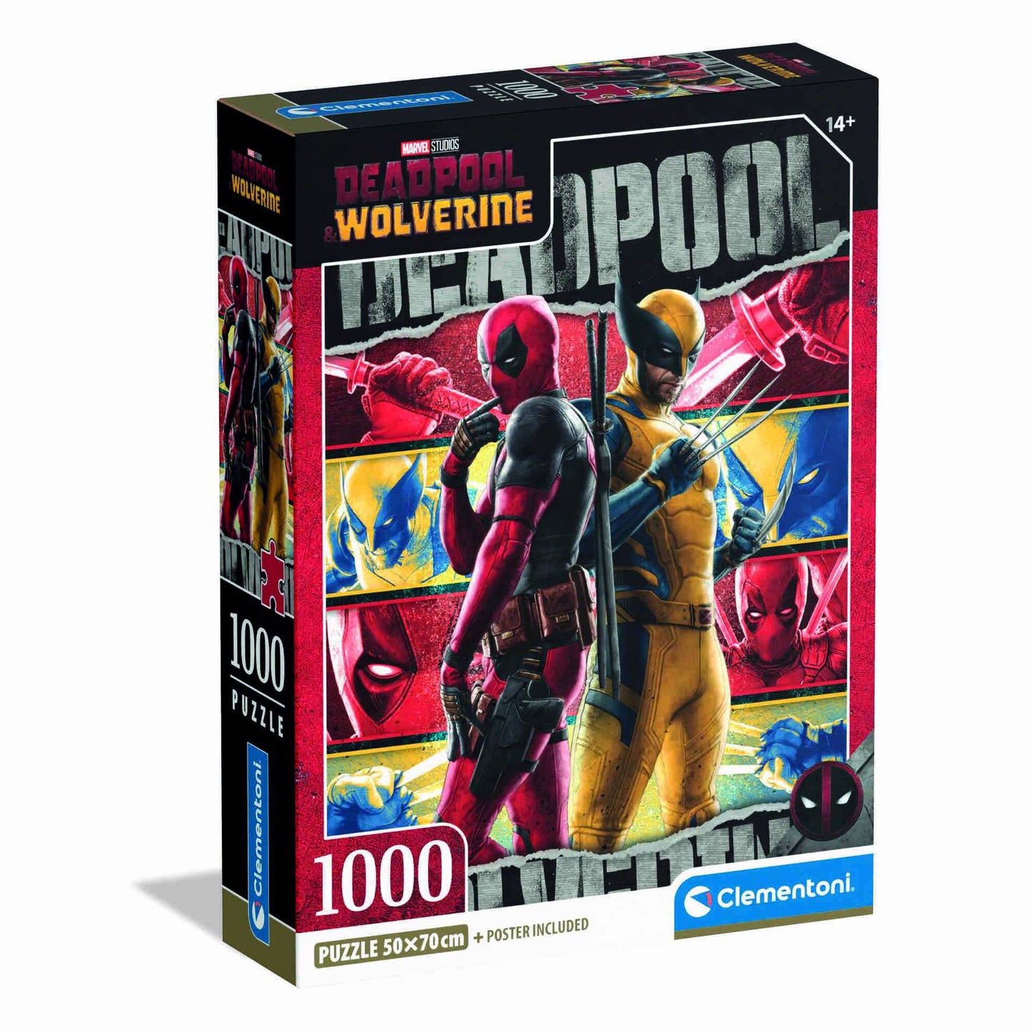 Jogo Clementoni puzzle 1000 pçs Marvel Deadpool