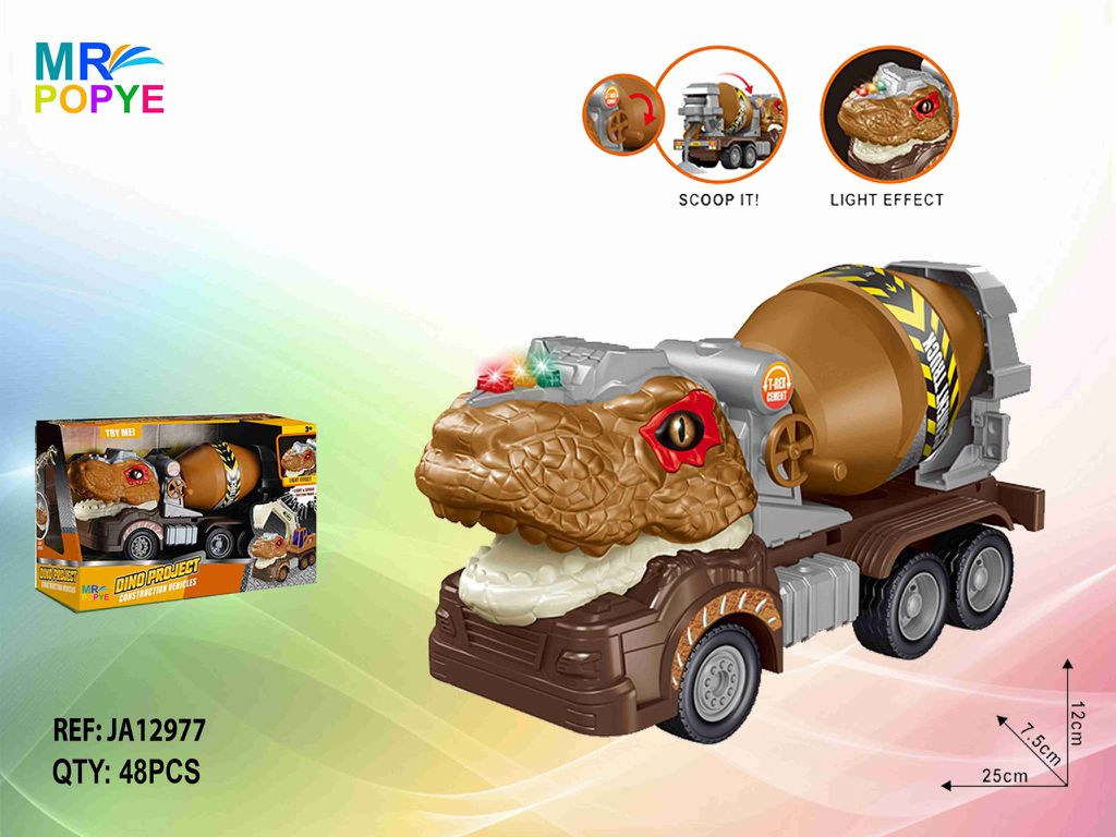 Camião de Construção Dinossauro de Fricção (Modelo 1)