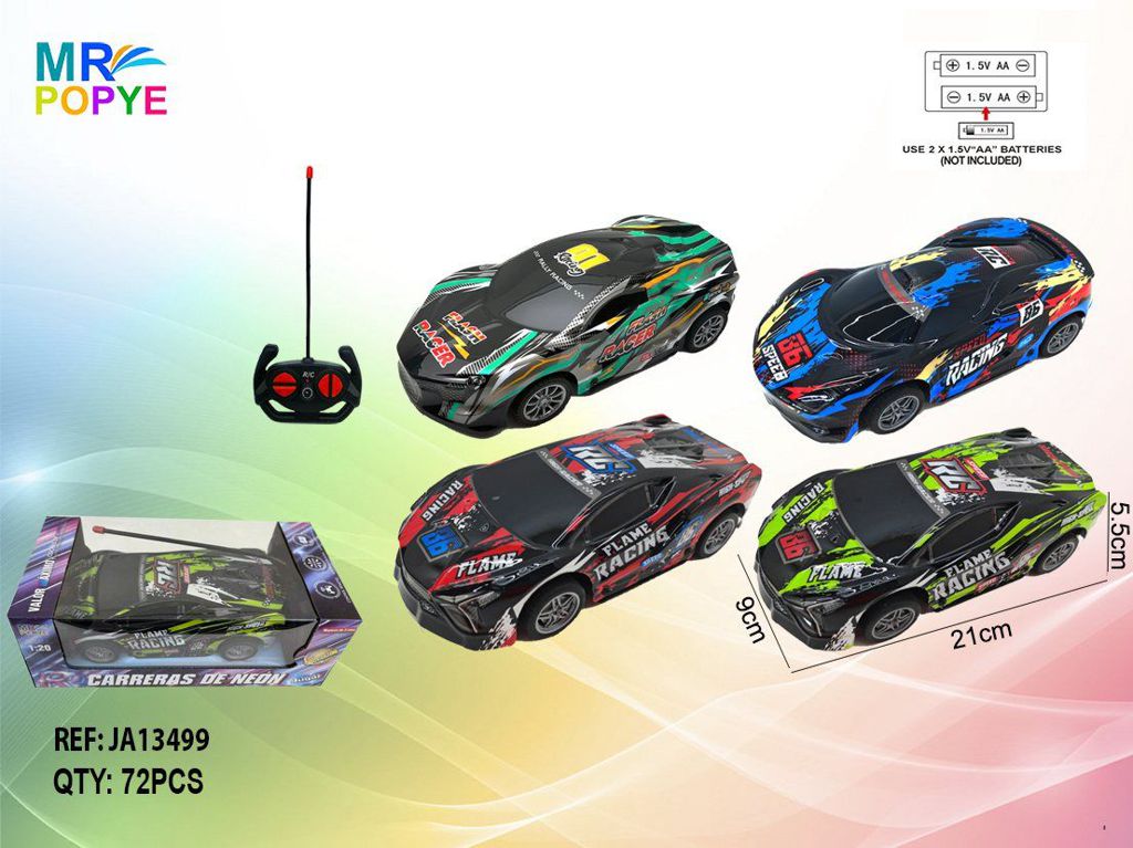 Carro Telecomandado 1:20 4 Canais (Modelo 2)