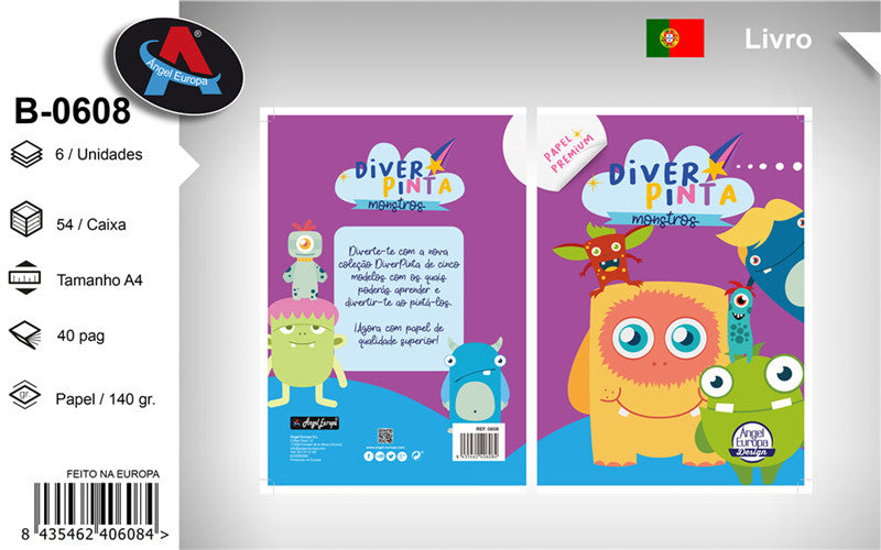 Livro para Colorir Monstros