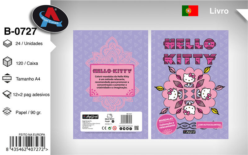 Livro para Colorir Hello Kitty
