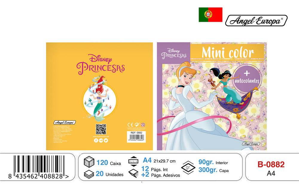 Livro para Colorir Princesas da Disney