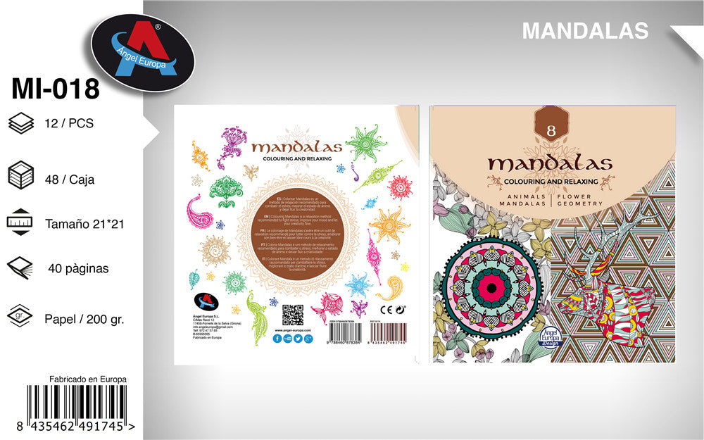 Livro para Colorir Mandalas