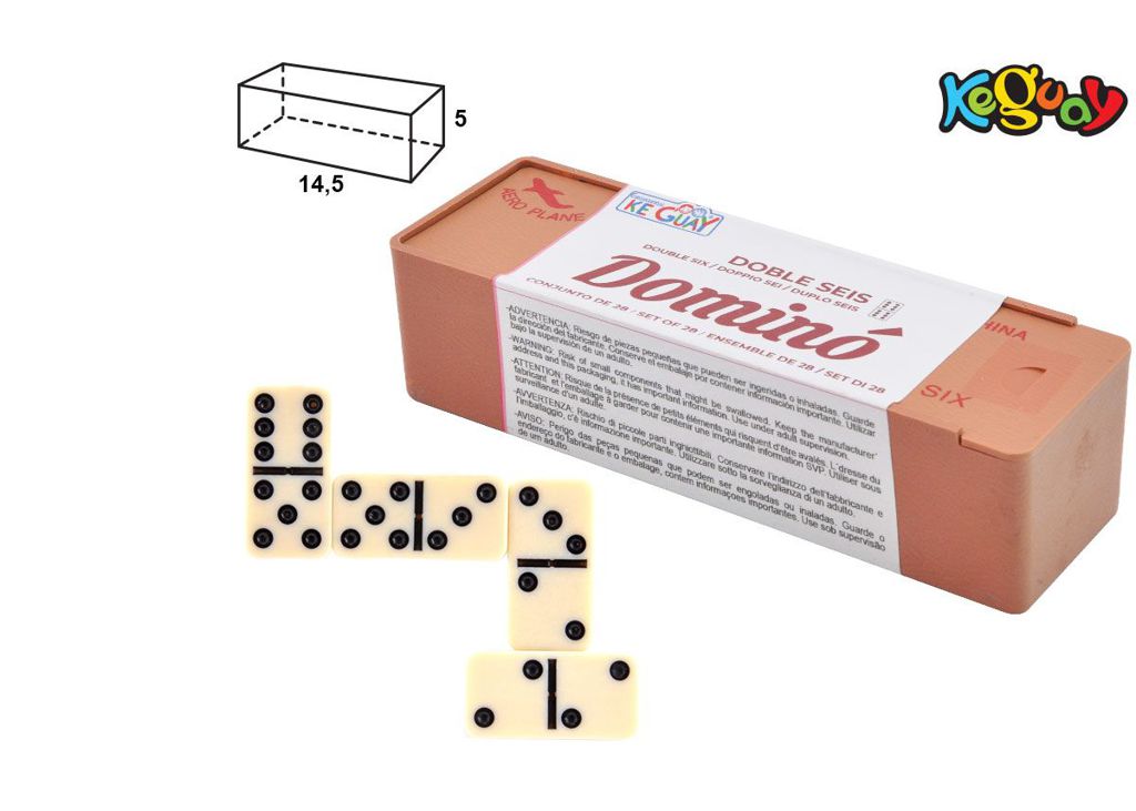 Jogo de Mesa - Dominó em Caixa