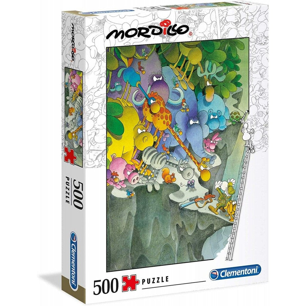 Jogo Clementoni puzzle 500 pçs Mordillo limite